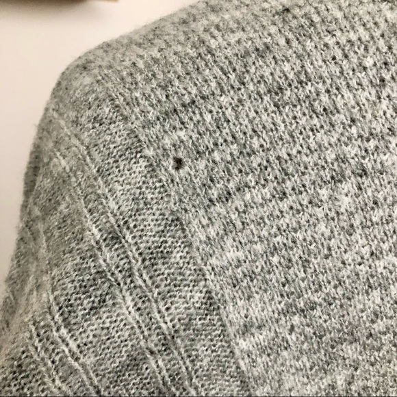 Umgee Heather Gray Cozy Knit Front Tie Slouchy Sweater - Picture 9 of 12